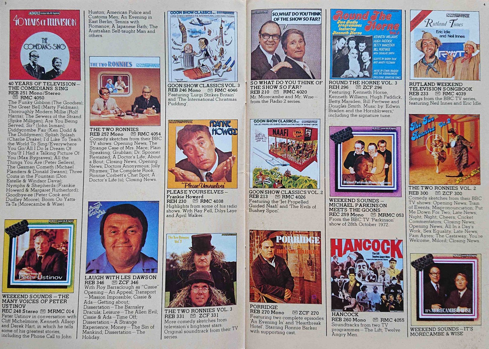 Other pages of catalogue BBC Records catalogue 1979 late
